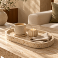 Forma Travertine Tray